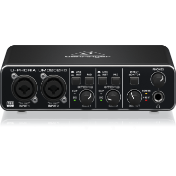 Behringer U-PHORIA UMC202HD - Interfejs audio USB