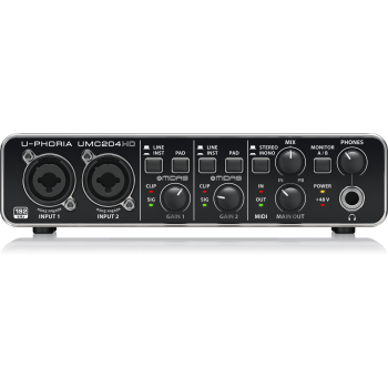 Behringer U-PHORIA UMC204HD - Interfejs audio USB