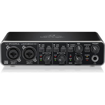 Behringer U-PHORIA UMC204HD - Interfejs audio USB