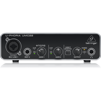 Behringer U-PHORIA UMC22 - Interfejs audio USB