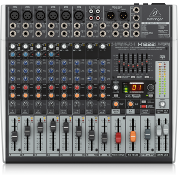 Behringer Xenyx X1222USB - mikser analogowy z efektem i USB