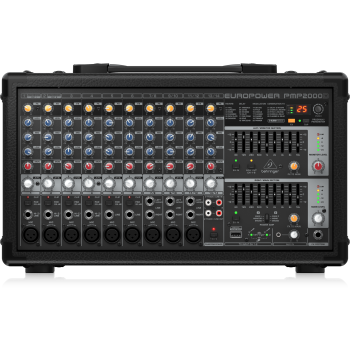 Behringer PMP2000D - powermikser 14-kanałowy 2x1000w/4 2x500w/8