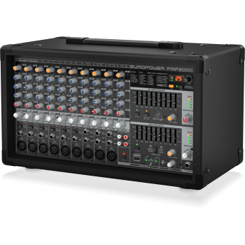 Behringer PMP2000D - powermikser 14-kanałowy 2x1000w/4 2x500w/8